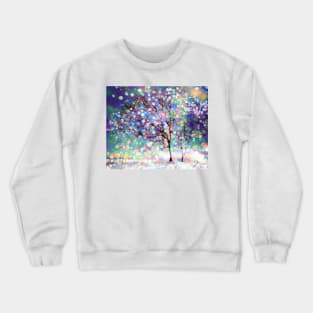 Winter storm tree Crewneck Sweatshirt